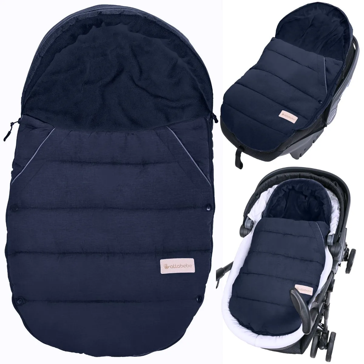 voetenzak maxicosi kinderwagen blauw