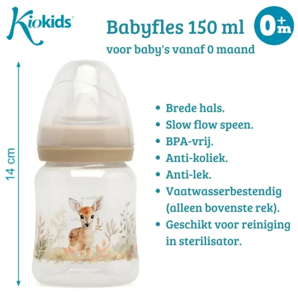 babyfles 150ml brede hals