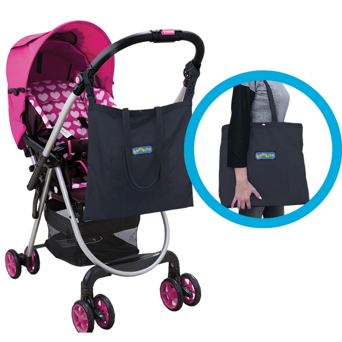 boodschappentas kinderwagen buggytas