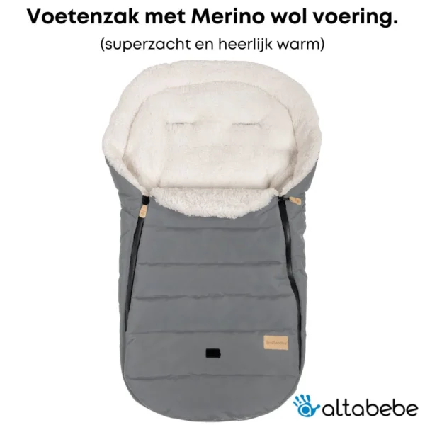 voetenzak merino wol