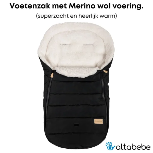 buggy voetenzak merinowol