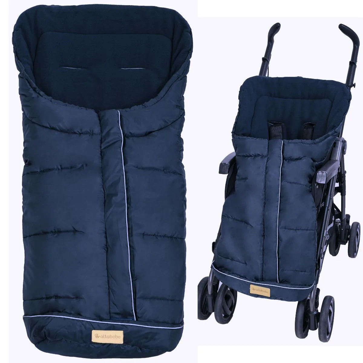 buggy voetenzak universeel blauw