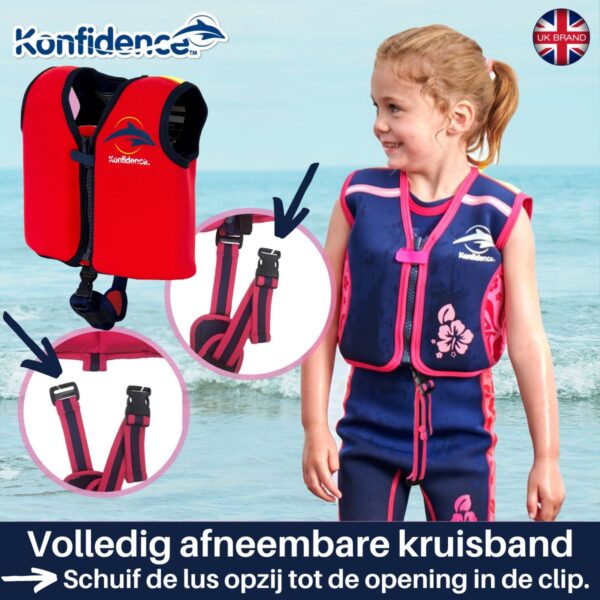 Konfidence zwemvest beenband