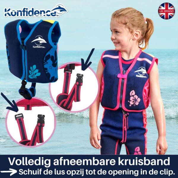 zwemvest afneembare kruisband