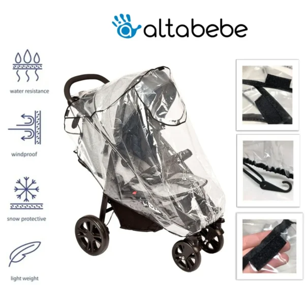 regenscherm buggy universeel