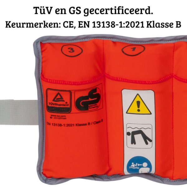 veilige zwemgordel goedgekeurd